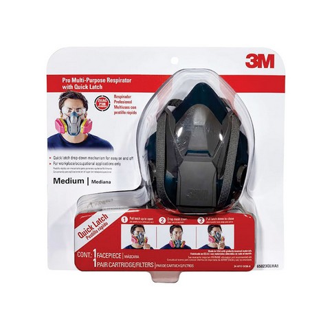 Picture of 3M 65023QLHA1-C Half-Face Mask Respirator