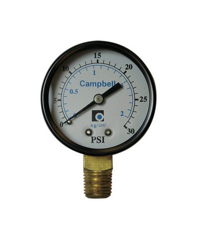Picture of Campbell PG3-NL 0-30 PSI 0.25 in. Pressure Gauge
