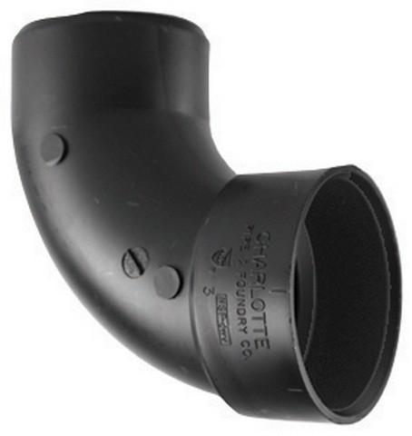 Picture of Charlotte ABS003021000HA 3 in. ABS-DWV 90 Degree Street Elbow