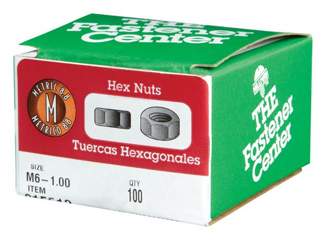 915513 M6-1.00 Metric Hex Nut 100 per Box