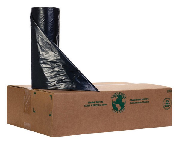 RT-4347-XH 56 gal Black Can Liner