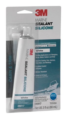 Picture of 3M 08017 3 oz White Marine Grade Silcone Grade Sealant