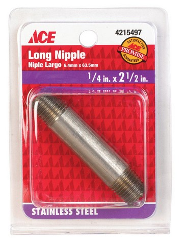 S8344NI002024CS 0.25 x 2.5 in. Stainless Nipple