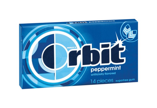 Picture of Orbit 21486 Orbit Sugar Free Gum in Peppermint - pack of 12