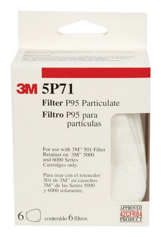 Picture of 3M 5P71-6 Particulate Replacement Filter