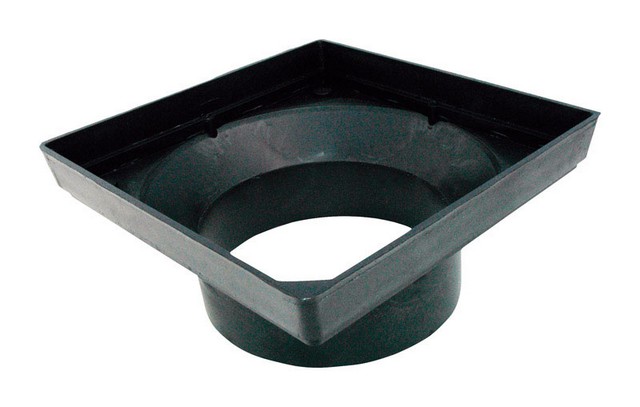 1221 12 in. Low Profile Drain - Black