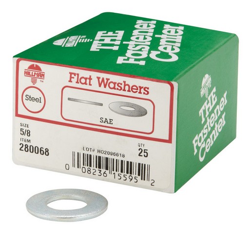 280068 0.62 in. Flat Washer  25 per Box