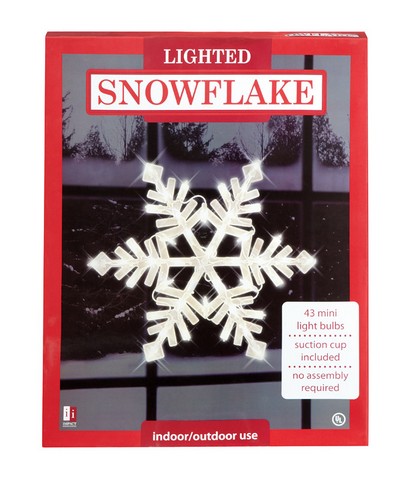 Picture of Impact Innovations 94999 14.5 in. Pre-lit Snowflake Silhouette