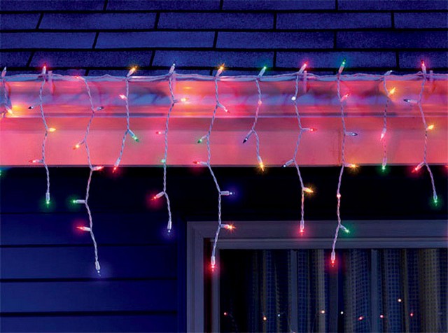 Picture of Celebrations 14089-71 Multi-Colored Mini Icicle Outdoor 300 Light Set