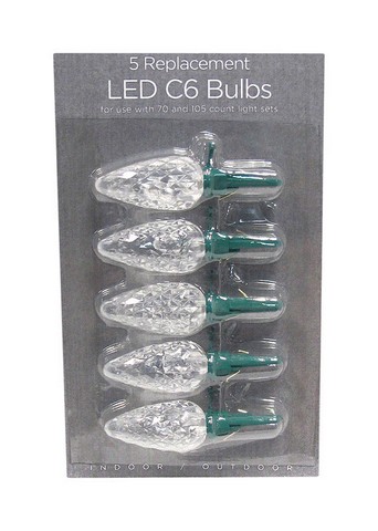 Picture of Celebrations 11205-71 Warm White LED C6 Replacement Bulbs  