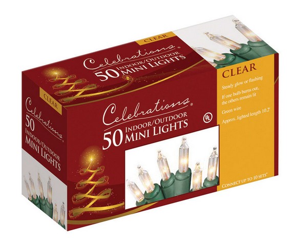 Picture of Celebrations 4050-71 Clear 50 Mini Light Set