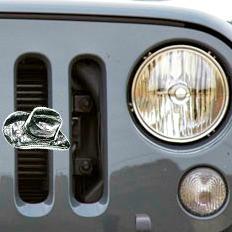 Cowboy Hat Antique Pewter Ornament - 2.75 x 4.25 in.
