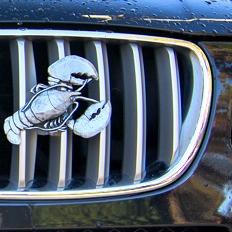 Lobster Antique Pewter Ornament, 3 x 4.625 in.