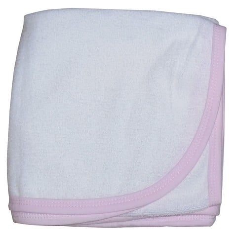 Pink Infant Hooded Bath Towel, 30 x 30 in.