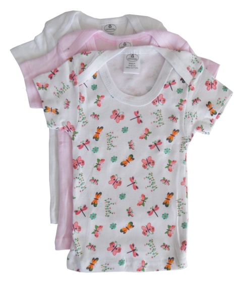 Picture of Bambini 059 L Girls Printed Short Sleeve T-Shirt&#44; Large