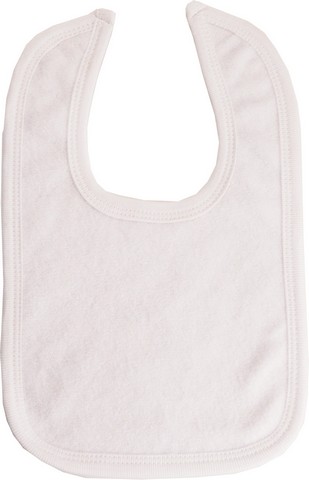 Picture of Bambini 1023 W 2-Ply Interlock White with White Trim Infant Bib