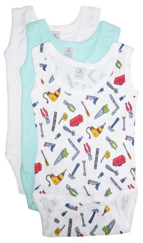 Picture of Bambini 109L Boys Rib Knit Variety Sleeveless Tank Top one-piece-Large