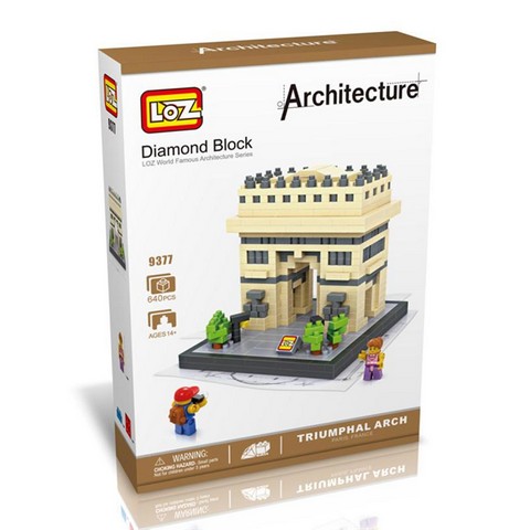 Picture of CIS 9377 Triumphal Arch Model- Micro Building Blocks Set