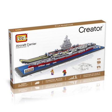 Picture of CIS 9390 Chinese Aircraft Carrier Liaoning Model- Micro Building Blocks Set