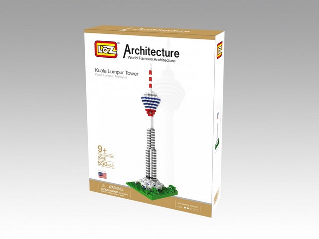 Picture of CIS 9368 Kuala Lumpur Tower Model - Micro Building Blocks Set