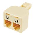 Monster 141094-00 Just Hook It Up Two Line Duplex Phone Adapter Monster 141094-00 Just Hook It Up Two Line Duplex Phone Adapter