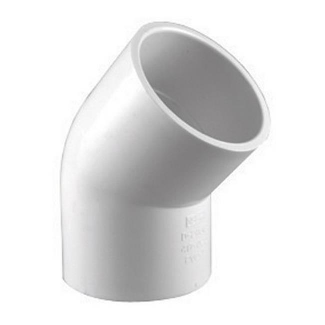 Charlotte PVC 02309 1600 2 in. 45 Degree PVC Elbow
