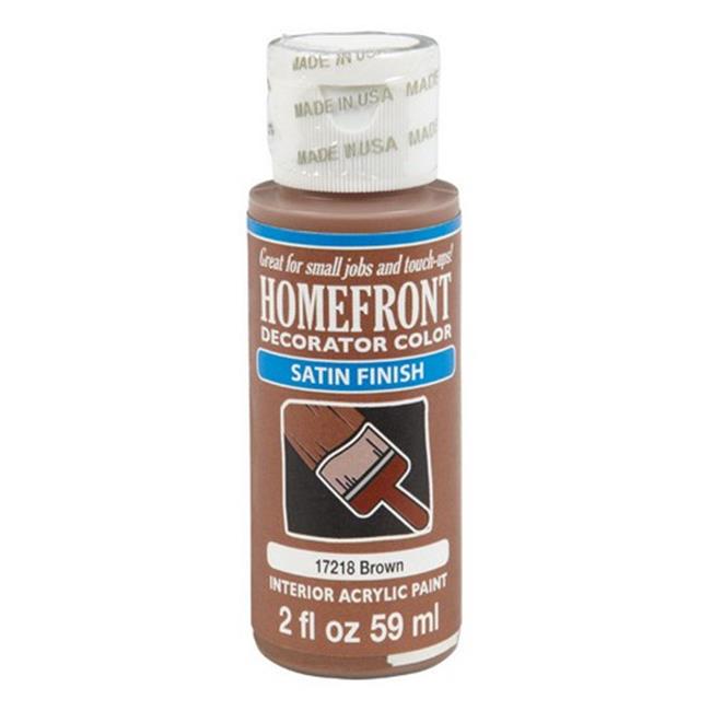 Homefront 17218N 2 oz Decoratior Interior Satin Acrylic Paint in Nutmeg Brown...