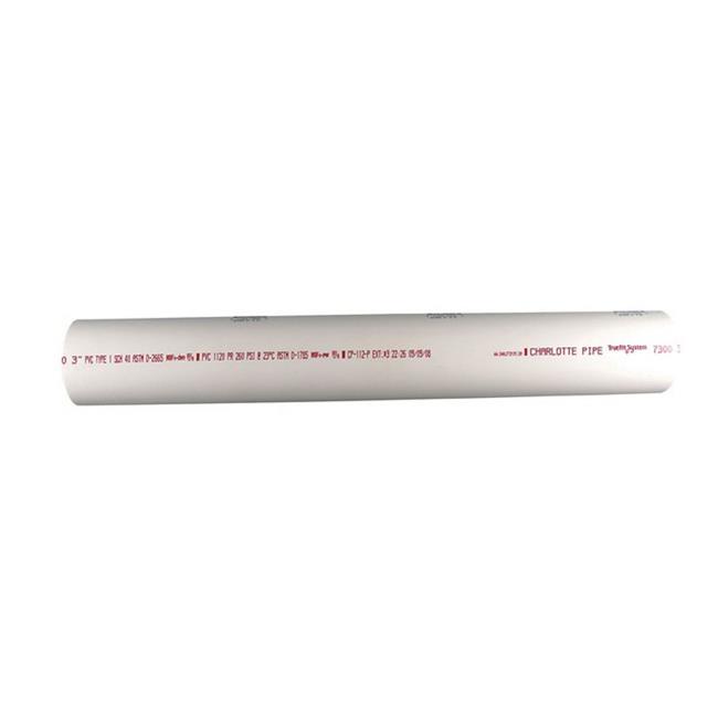 Charlotte Pipe PVC 04007 0200 0.75 in. x 2 in. Solid Pipe