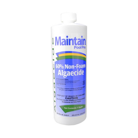 Maintain Pool Pro 60 Percentage Non-Foam Algaecide Cleaner- 1 quart