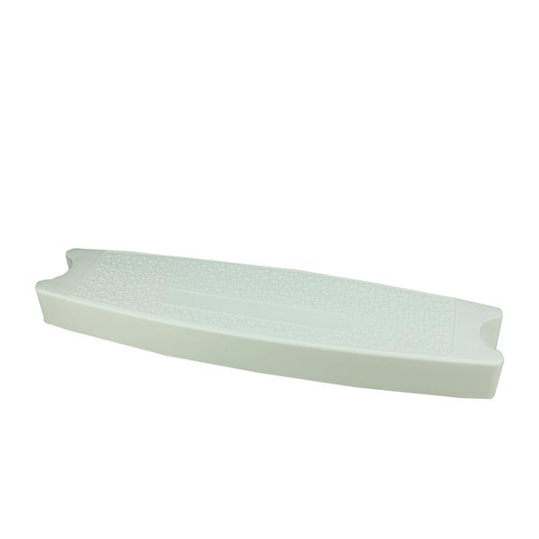 19.5 in. White Molded Plastic Swimming Pool Ladder Replacement Step with Tread