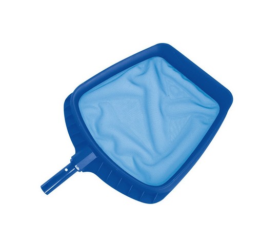 19.25 in. Deluxe Heavy Duty Blue Plastic Swimming Pool Leaf Skimmer Head