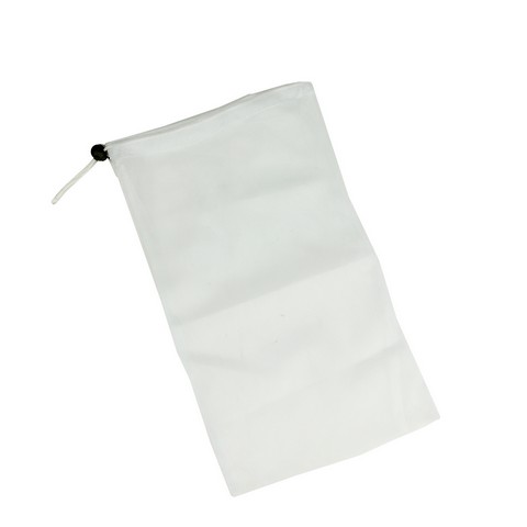 14 in. White Nylon Replacement Bag for Jet Vacuums with Drawstring