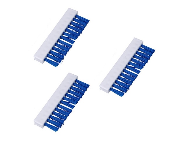 Short Replacement Brushes For Swimming Pools & Spas Vacuum Head - Pack of 3