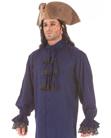 C1086 Colonial Shirt- Navy - Large