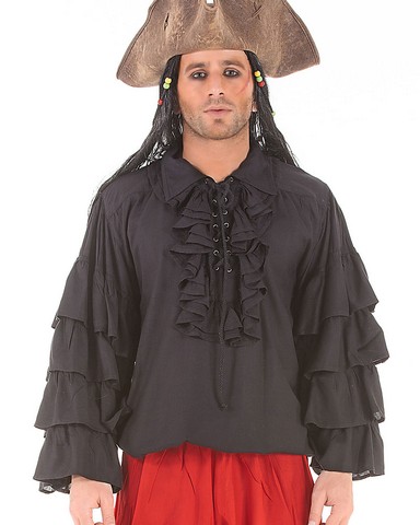 C1084 Henry Morgan Shirt, Black - Small & Medium