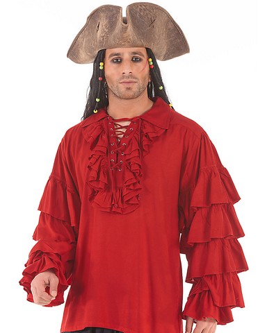 C1084 Henry Morgan Shirt- Red - Small & Medium
