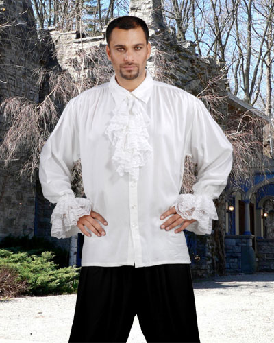 C1090 John Calles Shirt- White - Extra Large