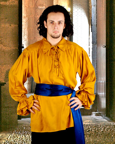 C1007 John Cook Renaissance Shirt- Gold - 2XL