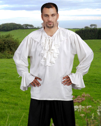 C1098 Nobles Medieval Shirt- White - 2XL