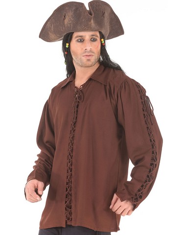 C1034 Patrickson Shirt- Chocolate - Large