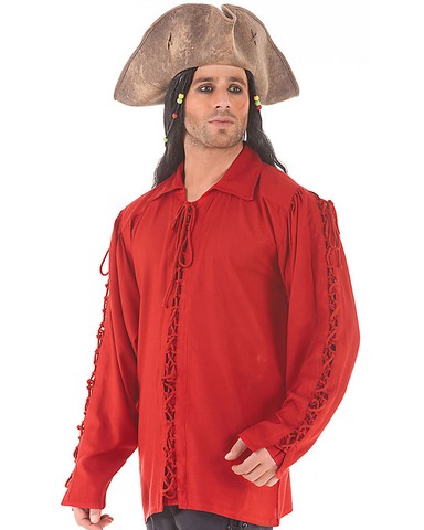 C1034 Patrickson Shirt- Red - 2XL