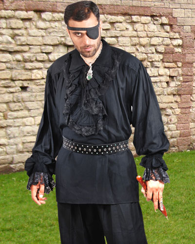 C1003 Roberto Cofresi Shirt - Black - Small & Medium