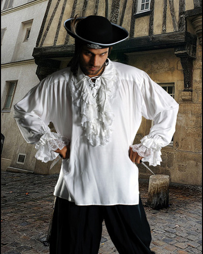 C1003 Roberto Cofresi Shirt- White - Extra Large