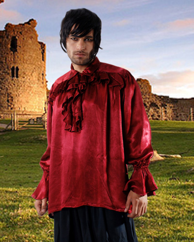 C1012 Roche Brasiliano Shirt- Red - Extra Large