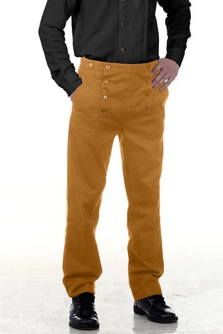 C1403 Architect Mens Hundred Percent Cotton Pants- Orange - Large