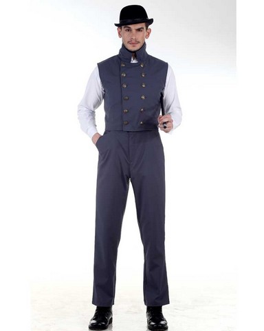 C1327 Canvas Classic Pants - Grey - Extra Large