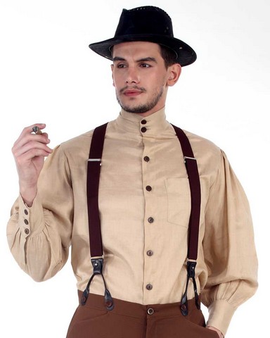 C1292 Seigneur Shirt- Almond - Medium