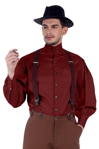 C1292 Seigneur Shirt- Chocolate - Small