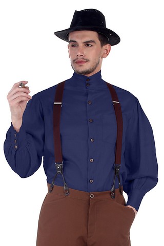 C1292 Seigneur Shirt- Navy - Large