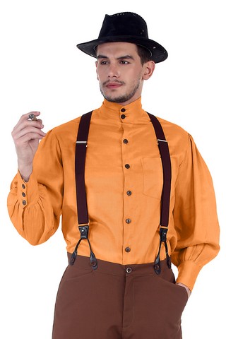 C1292 Seigneur Shirt- Orange - Large